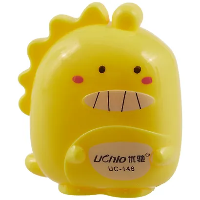 Точилка 2отв."Динозаврик" ассорти, пластик - фото 4