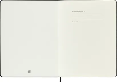 Книга для записей А4, 96 листов в линейку "Professional Large", черная, жесткая обложка, резинка, Moleskine - фото 3