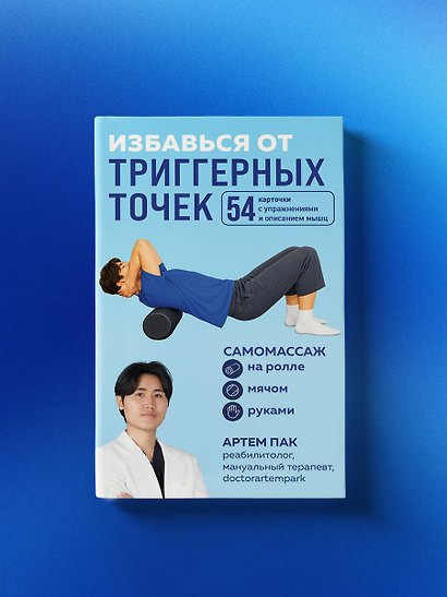Избавься от триггерных точек. 54 карточки с упражнениями и описанием мышц - фото 12