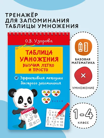 Таблица умножения. Выучим легко и просто - фото 4