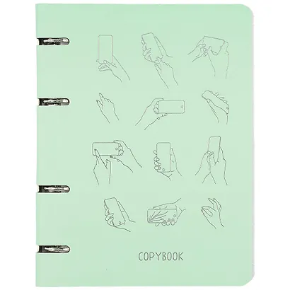 Тетрадь на кольцах в клетку Listoff, "ColourMania. Дизайн 10", 100 листов - фото 1