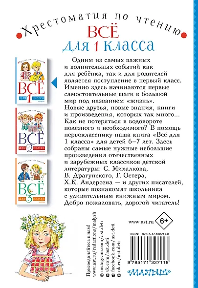 Все для 1 класса. Хрестоматия по чтению - фото 2