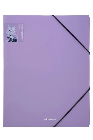 Папка на резинке А4 "Soft Manga" пластик, ассорти - фото 4