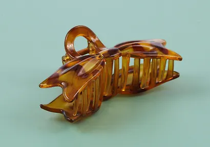 Заколка-крабик Леопардовый принт (пластик) (12-253004-С11) (Lafilaf) - фото 4