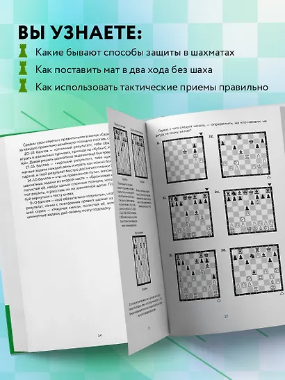 Шахматы. Задачи по тактике. Более 500 задач. Для родителей и детей - фото 5