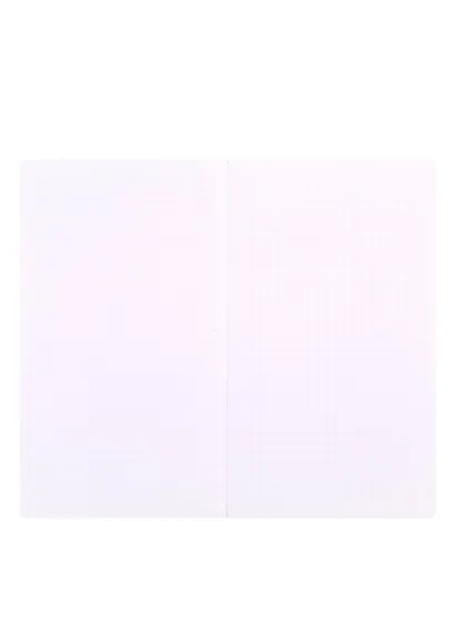 Записная книжка А6- 80л кл. "Graсe" лавандовый туман, иск.кожа, ляссе, инд.уп. - фото 3