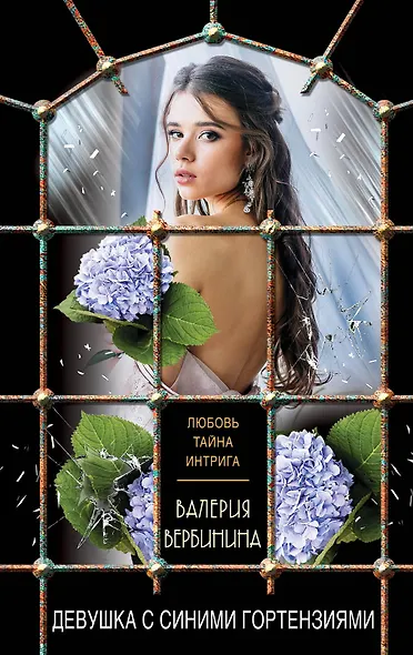 Девушка с синими гортензиями - фото 1