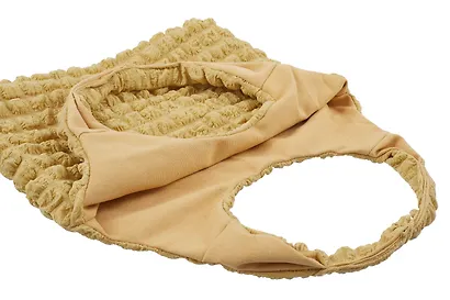 Сумка-шоппер стеганая (оливковая) (текстиль) (35х25) (12-12721-202411-B15) Bookvalno - фото 6