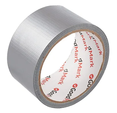 Лента клейкая 48мм*10м армированная, серая GoodMark - фото 1