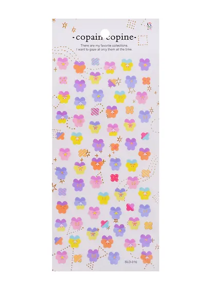 Наклейки PVC Анютки - фото 1