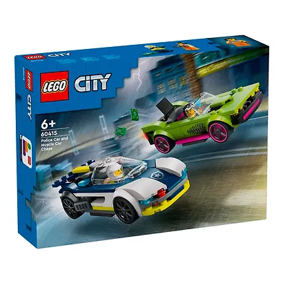 60415 Конструктор детский LEGO City Погоня полицейской машины за гоночным автомобилем, 213 деталей, возраст 6+ - фото 2