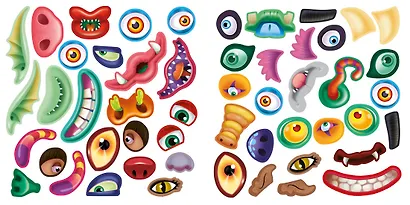 Монстрики (с наклейками) - фото 4