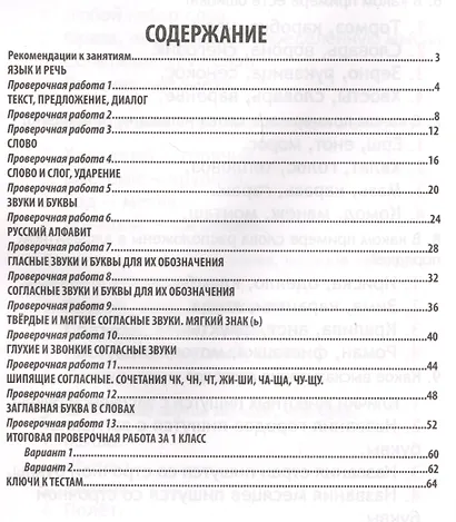 Русский язык. 1 класс. Проверочные работы. Итоговые тесты - фото 2
