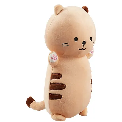 Мягкая игрушка Котик рыжий на спине (текстиль) (32см) (12-01014-BL-5916-SА) - фото 2