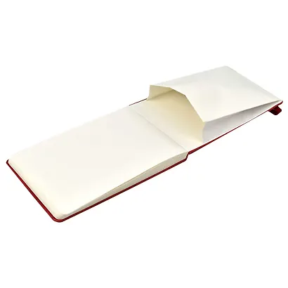 Книга для записей А5 96л лин. "ПАПИР КРАСНЫЙ" кожзам, тв.переплет - фото 4