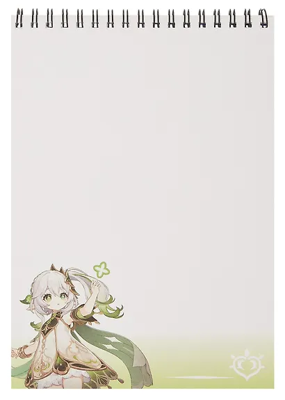 Геншин. Творческий блокнот cо стикерами A5. Нежная Фурина - фото 8