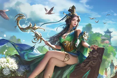 Планнер 130*200 26л "Fantasy Girls"красно-фиолетовый, настольный, картон.обл, офсет, на спирали, европодвес - фото 4