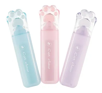 Текстовыделители Yoi, "Лапки", 3 цвета, в ассортименте - фото 2