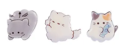 Набор значков Котики Cute (3шт) (ПВХ) (4см) (12-81541-202510-SPT-39) (ассорти) - фото 15