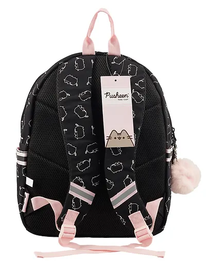 Рюкзак "Pusheen" 1отд., 38,5*29*15 черный, полиэстер, карман для ноутбука, регул.лямки, светоотраж.элем. - фото 4