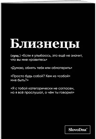 Тетрадь в клетку "SlovoDna. Близнецы (Эксклюзив)", 48 листов - фото 2