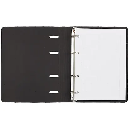 Тетрадь на кольцах в клетку InFolio, Nature синий, 120 листов - фото 2