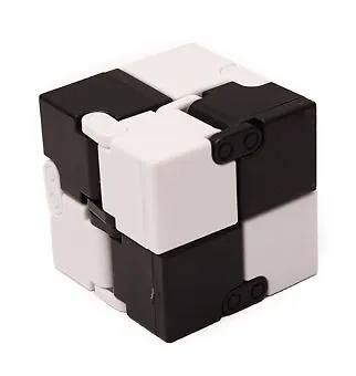 Игрушка, Головоломка, Рыжий Кот,Бесконечный куб чёрно-белый, 13,5*6,5*2,5см 200173337 - фото 1