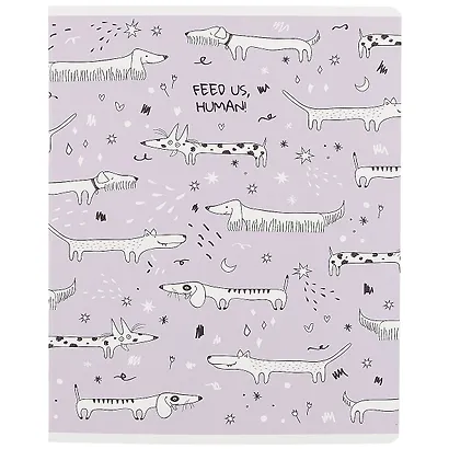 Тетрадь в клетку Be Smart, "Feed us. Собаки", 48 листов - фото 1