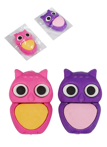 Ластик "Яркие совы.Owls", ассорти, Sunbaby - фото 3