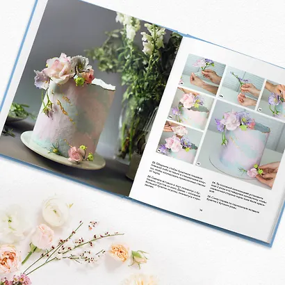 Сахарные цветы. Пошаговый гид по созданию цветов из сахарной мастики для декора тортов - фото 11