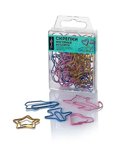 Скрепки 25 штук "Ассорти" - фото 4
