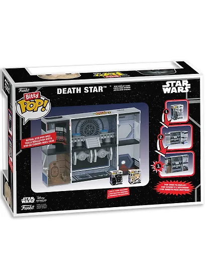 Набор Funko Bitty POP! Bitty Box Star Wars Death Star+Darth Vader+Luke Skywalker (93561) - фото 2