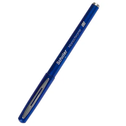 Ручки гелевые синие 12 штук "Monochrome" 0,5 мм, Schiller - фото 7
