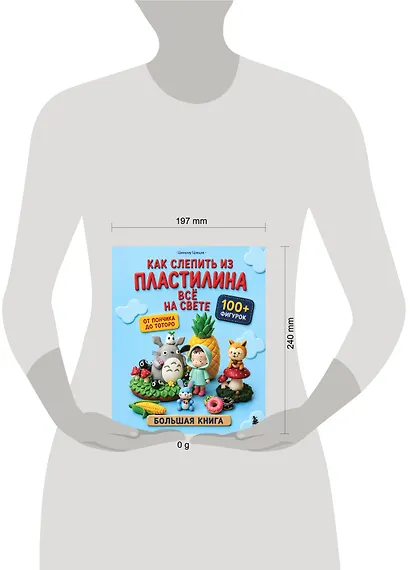 Как слепить из пластилина всё на свете. От пончика до тоторо. 100+ фигурок. Большая книга - фото 4