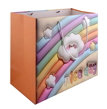 Пакет А3 33*46*10 "Cute clouds" дет., бум.мат.ламинат, горизонт., ассорти - фото 5