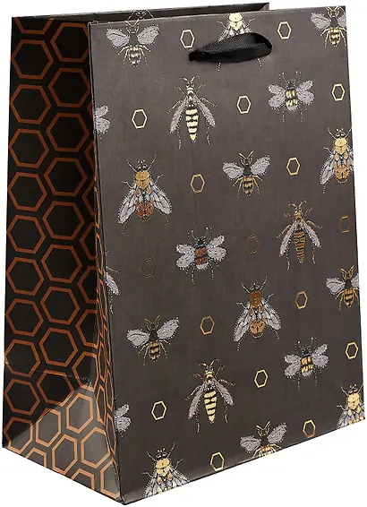 Пакет А5 23*18*10 "Жуки" нейтр., бум.мат - фото 2