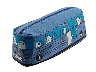 Пенал-косметичка "School bus", ассорти, ПВХ-бокс - фото 3