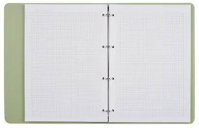 Тетрадь «Peony», А4, 120 листов в клетку, пудровый, на кольцах - фото 2