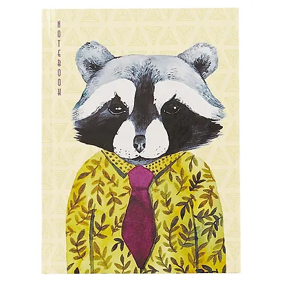 Записная книжка «Енот на работе», 96 листов, А6 - фото 1