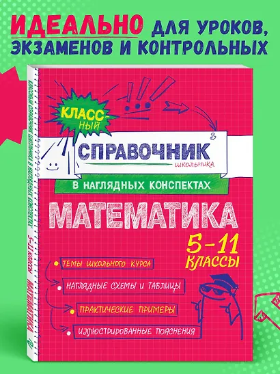 Математика. 5-11 классы. Справочник в наглядных конспектах - фото 4