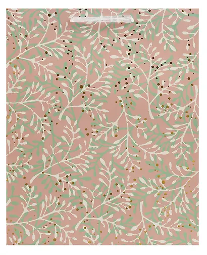 Пакет А4 32*26*12 "Веточки" жен., бум.мат.ламинат - фото 1