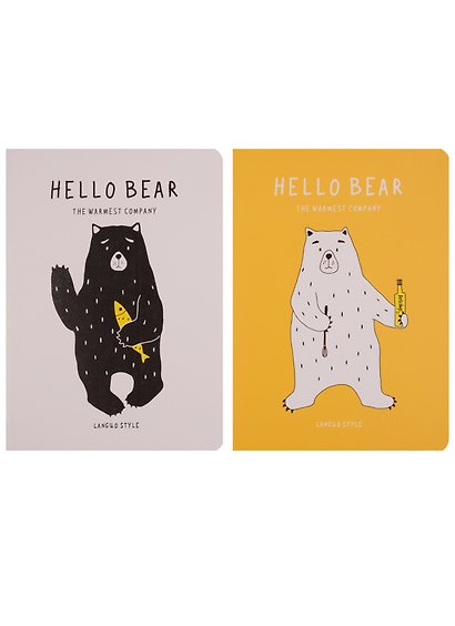 Записная книжка «Hello Bear» А6, 24 листа в клетку, сшивка, Languo, в ассортименте - фото 6