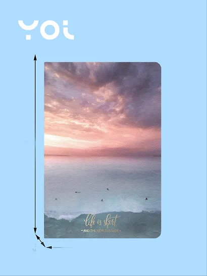 Тетрадь в клетку Yoi, Wonderful sunset, 32 листа, в ассортименте - фото 3