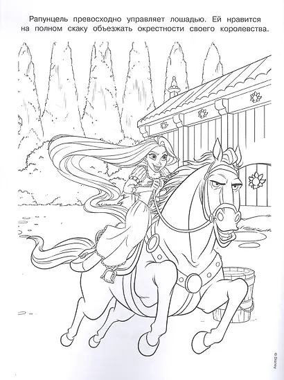 Раскраска № РАС 2207 ("Принцесса Disney") - фото 3