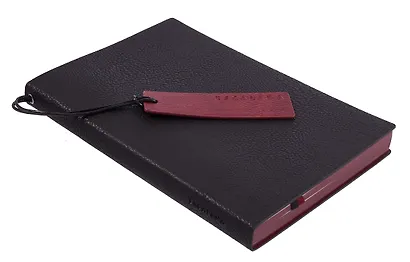 Ежедневник недат. А5 160л 146х211 мм "Шеврет" черный, иск.кожа, мягкий переплет, блинт.тиснение, офсет, закладка, 2 ляссе, инд.уп - фото 2