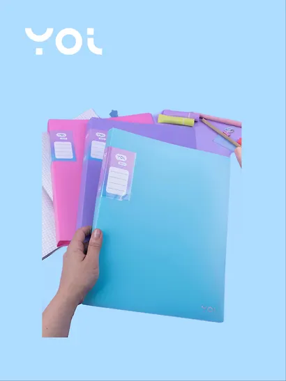 Папки 40ф А4 03шт "Pastel" ассорти, Yoi - фото 3