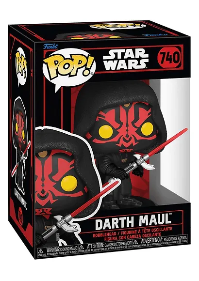 Фигурка Funko POP! Bobble Star Wars Darkside Darth Maul in Robe (740), Fun80771 - фото 2