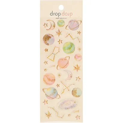 Наклейки 20х7,5 (с клапаном) Планеты (№ 1,2) - фото 2