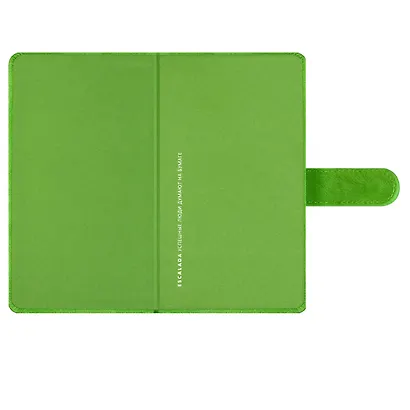 Ежедневник недат. А6+ 120л 110x190 "Тиволи" зеленый, кожзам, тв.переплет, тисн.фольгой, магнит.клапан, офсет, загругл.углы, справ.мат-лшы, ляссе, инд.уп - фото 7