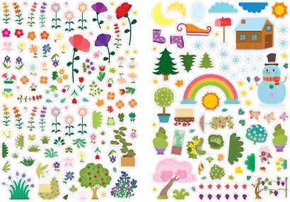 600 наклеек. Окружающий мир - фото 5